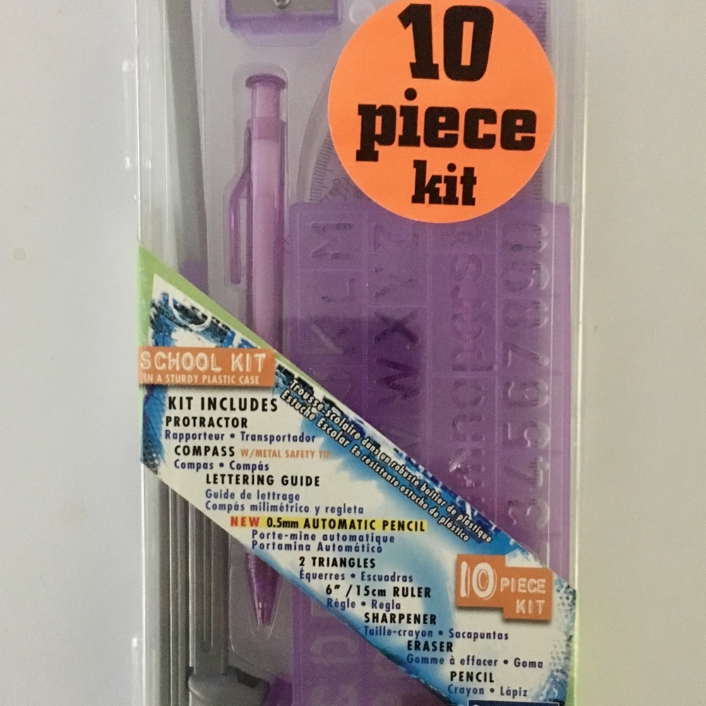 NWOT “Staedtler” 10--piece Art and Drafting Kit